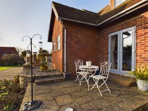 Patio seating area- click for photo gallery